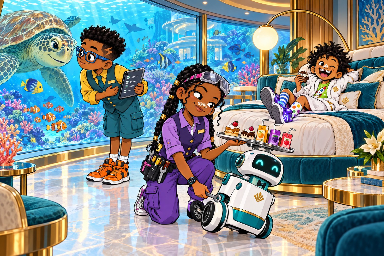 Issue 19: Room Service Under the Sea